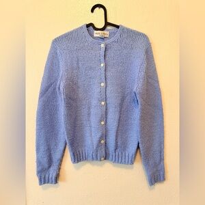 Peck & Peck Women's Light Blue Cardigan